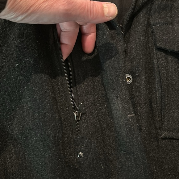 Victorinox vintage military style black wool jacket. - Picture 3 of 16